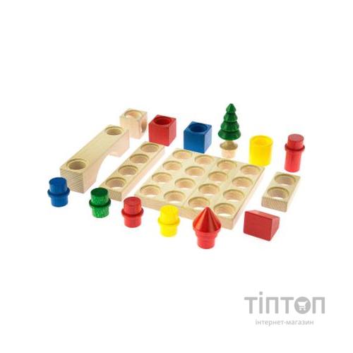 Конструктор Nic cubio деревянный 44 эл. (NIC2101)