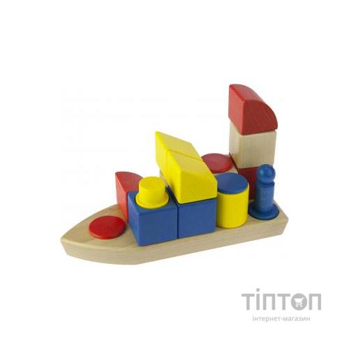 Конструктор Nic cubio деревянный Кораблик (NIC2131)
