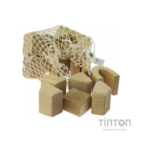 Конструктор Nic деревянный Большой натуральный 17 эл. (NIC523283)