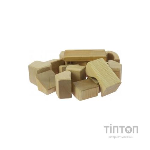 Конструктор Nic деревянный Большой натуральный 17 эл. (NIC523283)