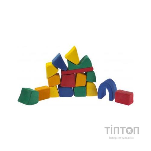 Конструктор Nic деревянный Большой цветной 17 эл. (NIC523287)