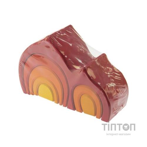 Конструктор Nic деревянный Дом Габли красный (NIC523020)