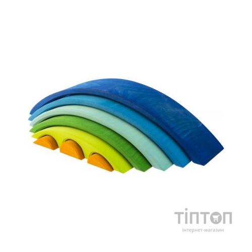 Конструктор Nic деревянный Мост синий (NIC523331)