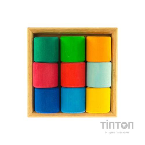 Конструктор Nic деревянный Разноцветный ролик (NIC523347)