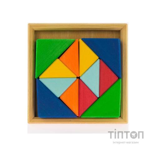 Конструктор Nic деревянный Разноцветный треугольник (NIC523345)
