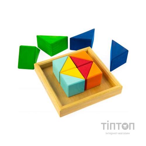 Конструктор Nic деревянный Разноцветный треугольник (NIC523345)