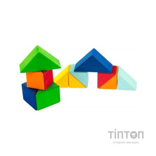 Конструктор Nic деревянный Разноцветный треугольник (NIC523345)