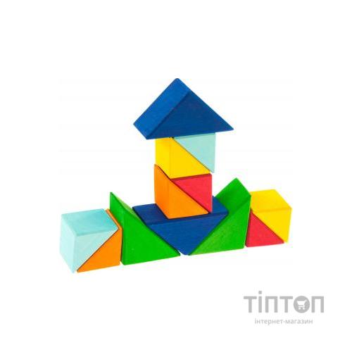 Конструктор Nic деревянный Разноцветный треугольник (NIC523345)