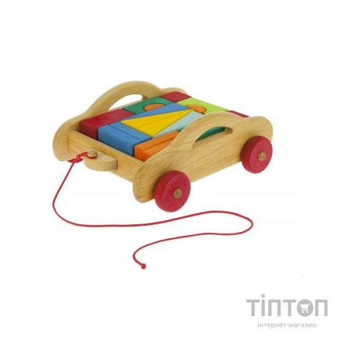 Конструктор Nic деревянный Тоскана с тележкой 17 эл. (NIC523316)