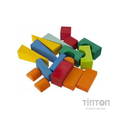 Конструктор Nic деревянный Тоскана с тележкой 17 эл. (NIC523316)