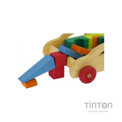 Конструктор Nic деревянный Тоскана с тележкой 17 эл. (NIC523316)