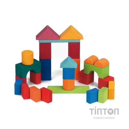 Конструктор Nic деревянный Цветной замок 27 эл. (NIC523292)