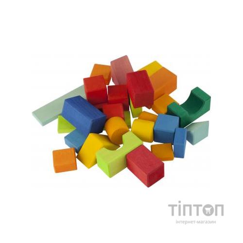 Конструктор Nic деревянный Цветной замок 27 эл. (NIC523292)