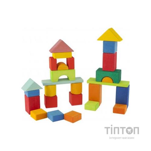 Конструктор Nic деревянный Цветной замок 27 эл. (NIC523292)