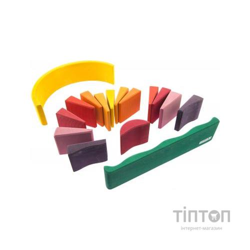 Конструктор Nic деревянный Восход желтый (NIC523320)