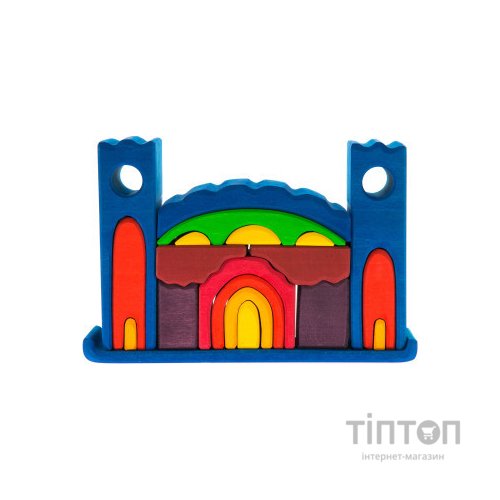 Конструктор Nic деревянный Все в замке синий (NIC523268)