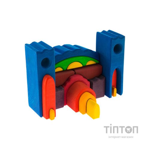 Конструктор Nic деревянный Все в замке синий (NIC523268)