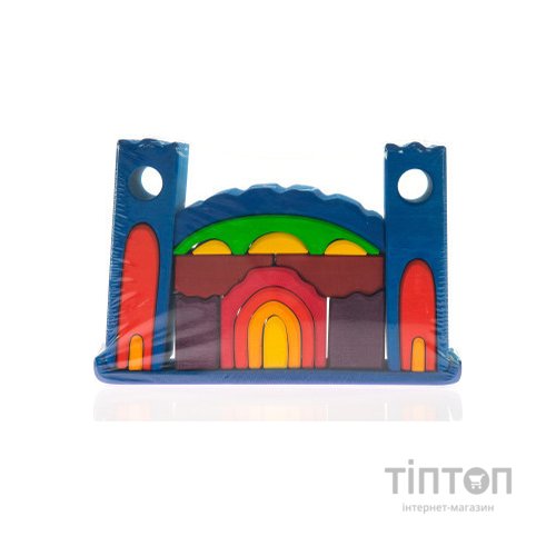 Конструктор Nic деревянный Все в замке синий (NIC523268)