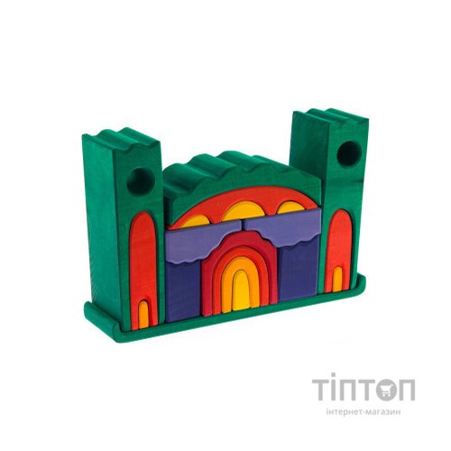 Конструктор Nic деревянный Все в замке зеленый (NIC523269)