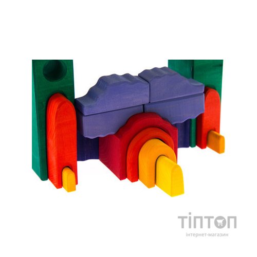 Конструктор Nic деревянный Все в замке зеленый (NIC523269)