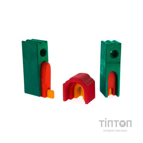 Конструктор Nic деревянный Все в замке зеленый (NIC523269)