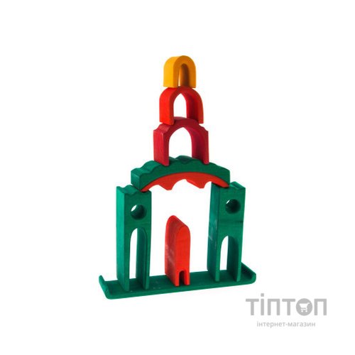 Конструктор Nic деревянный Все в замке зеленый (NIC523269)