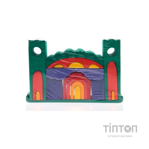Конструктор Nic деревянный Все в замке зеленый (NIC523269)