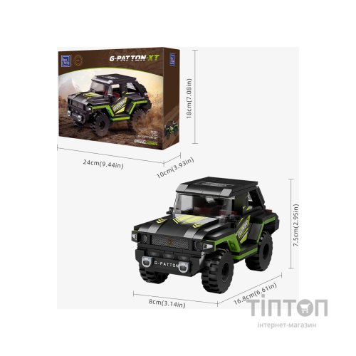 Конструктор Pantasy George Patton G-PATTON ️GX 1:18 зелений (86702)