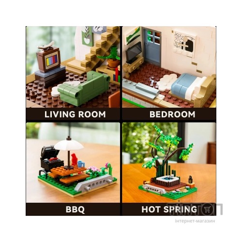 Конструктор Pantasy Original - Joyside Series Лісова хатина (85003)