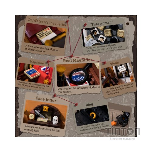 Конструктор Pantasy Шерлок Холмс: Квартира 221B на Бейкер-стріт (85014)