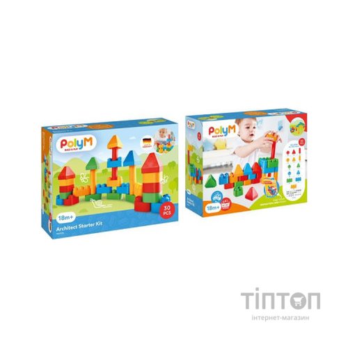Конструктор PolyM Архітектор 30 деталей (760005)