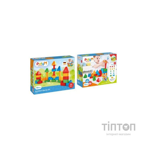 Конструктор PolyM Архітектор 30 деталей (760005)