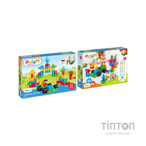Конструктор PolyM Місто 50 деталей (760007)