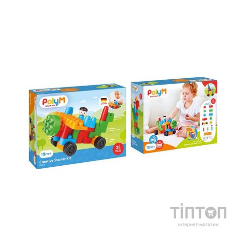 Конструктор PolyM Стартовий набір 25 деталей (760003)