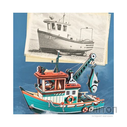 Конструктор Robotime Rokr 3D Lucky Trawler (MCD08)