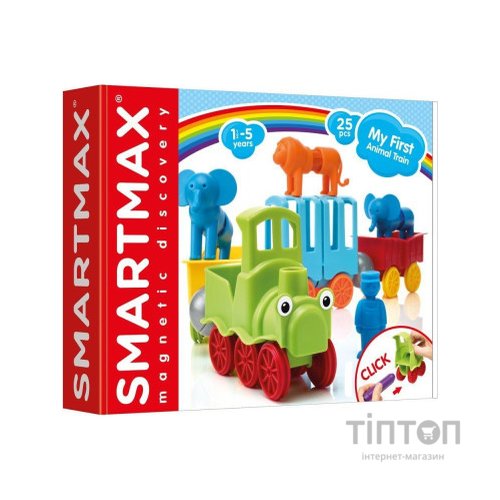 Конструктор Smartmax Мій перший потяг з тваринами (SMX 410)