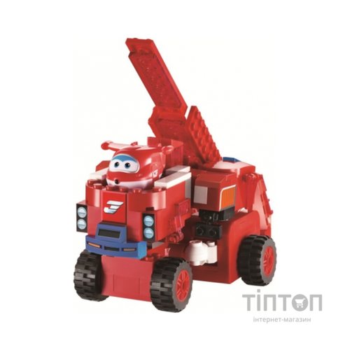 Конструктор Super Wings Blocks 2-in-1 Buildable Transforming Vehicle Jett, Джетт (EU385005)