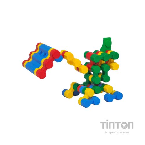 Конструктор Tigres Octagon 58 елементів в пакеті (39777)