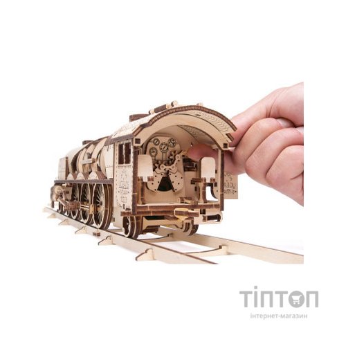 Конструктор Ugears Локомотив з тендером V-Експрес (70058)