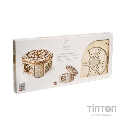 Конструктор Ugears механічний Скринька з секретом (70031)