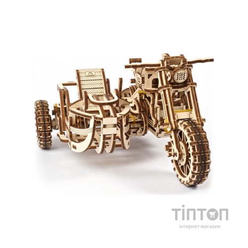 Конструктор Ugears Мотоцикл Scramber з коляскою (6336921)