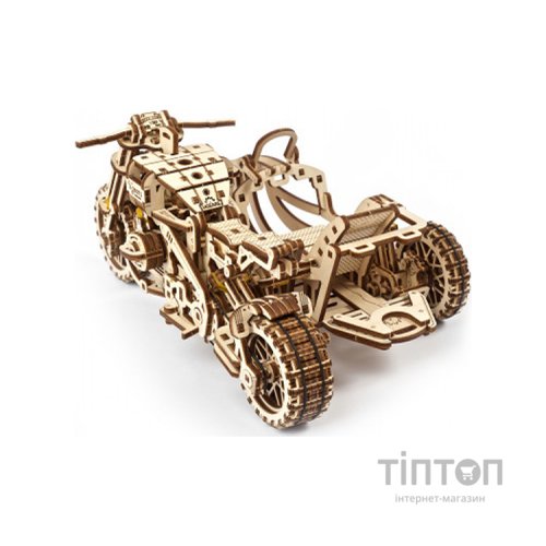 Конструктор Ugears Мотоцикл Scramber з коляскою (6336921)
