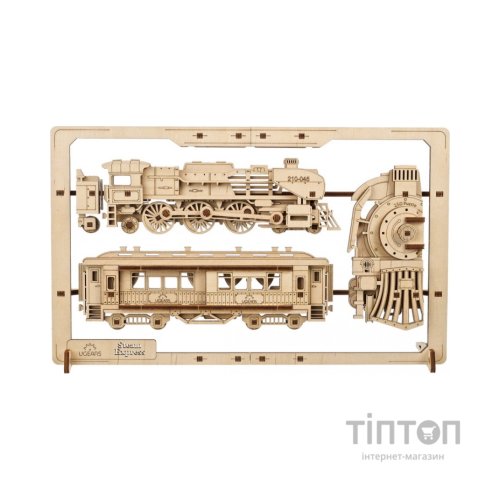 Конструктор Ugears Паротяг 2.5D (6337513)