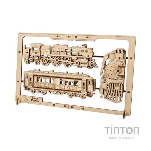 Конструктор Ugears Паротяг 2.5D (6337513)