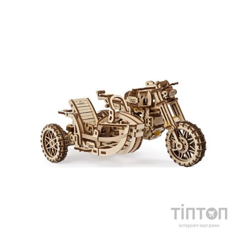 Конструктор Ugears Scrambler UGR-10 з мотоколяскою (70137)