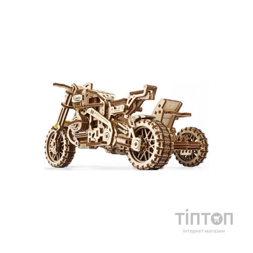 Конструктор Ugears Scrambler UGR-10 з мотоколяскою (70137)