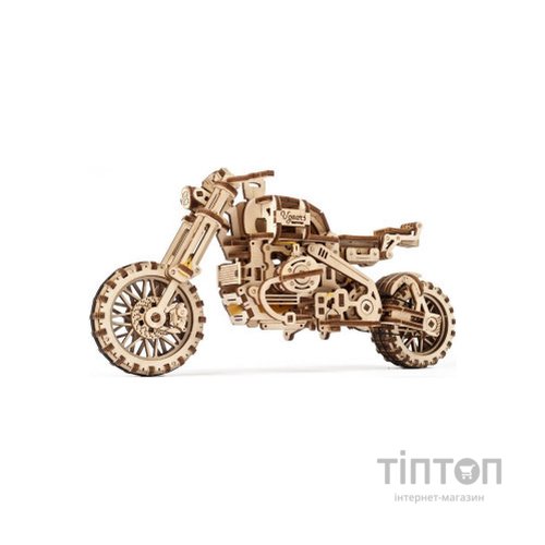 Конструктор Ugears Scrambler UGR-10 з мотоколяскою (70137)