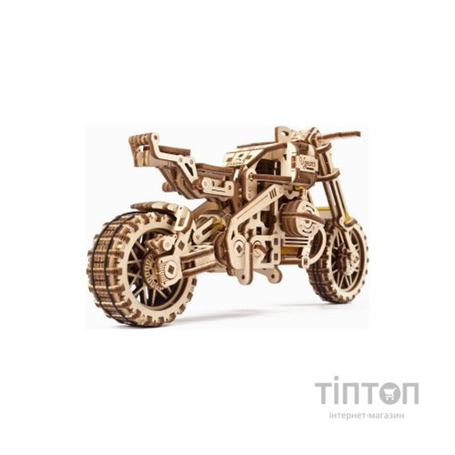Конструктор Ugears Scrambler UGR-10 з мотоколяскою (70137)