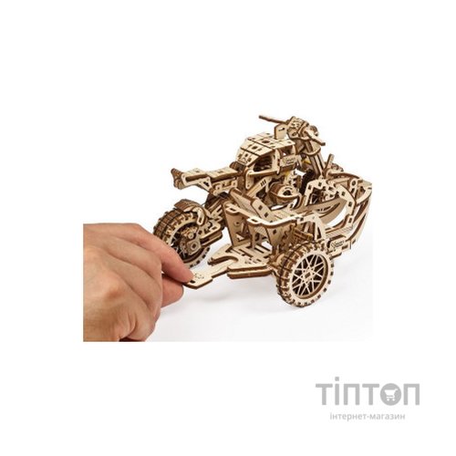 Конструктор Ugears Scrambler UGR-10 з мотоколяскою (70137)