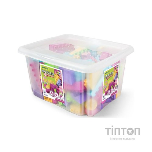 Конструктор Wader 132 элемента в коробке для дівчат (41280)